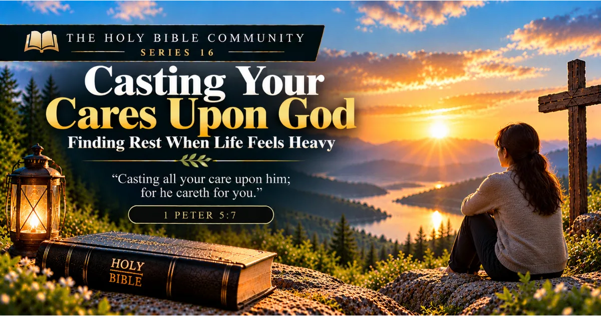 Casting Your Cares Upon God: Finding Rest When Life Feels Heavy