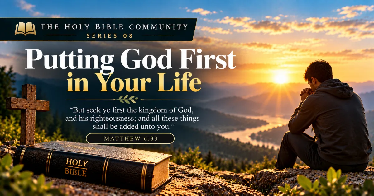 Putting God First in Your Life
