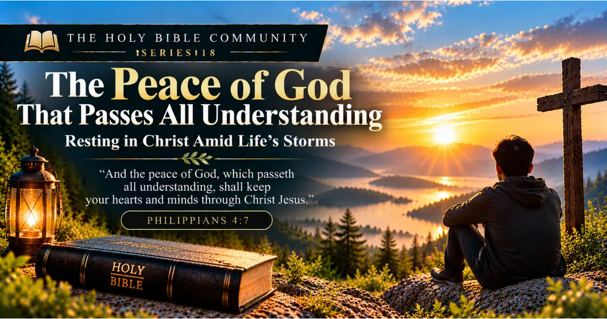 The Peace of God That Passes All Understanding: Resting in Christ Amid Life's Storms