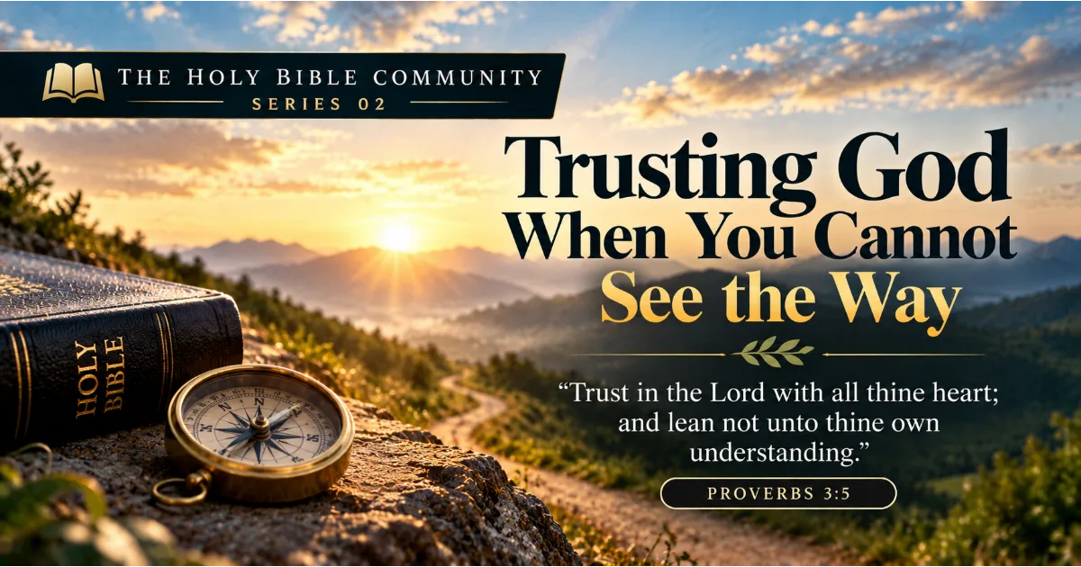 Trusting God When You Cannot See the Way