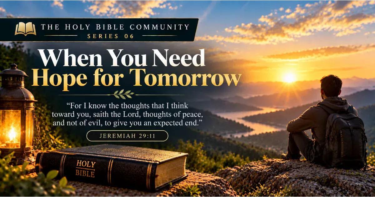 When You Need Hope for Tomorrow